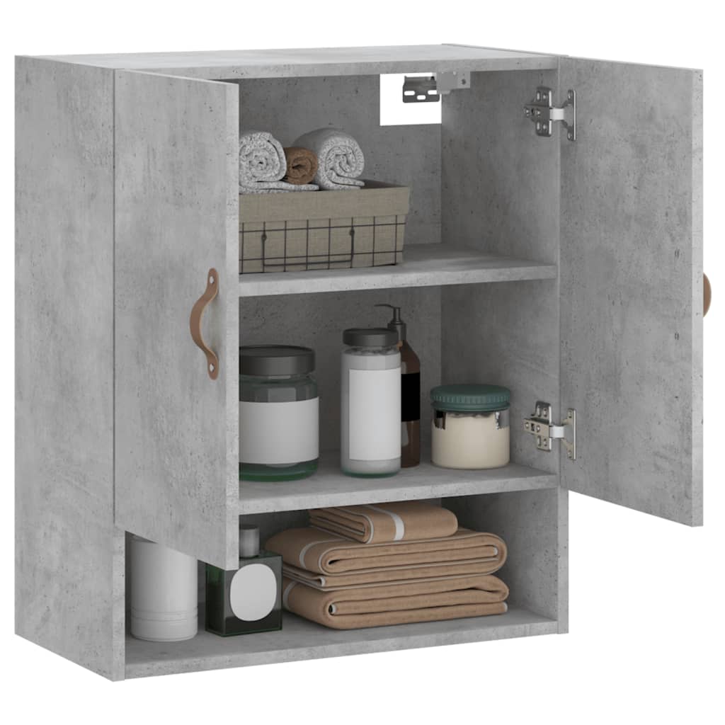 Wall Cabinet Concrete Grey 60x31x70 cm Engineered Wood